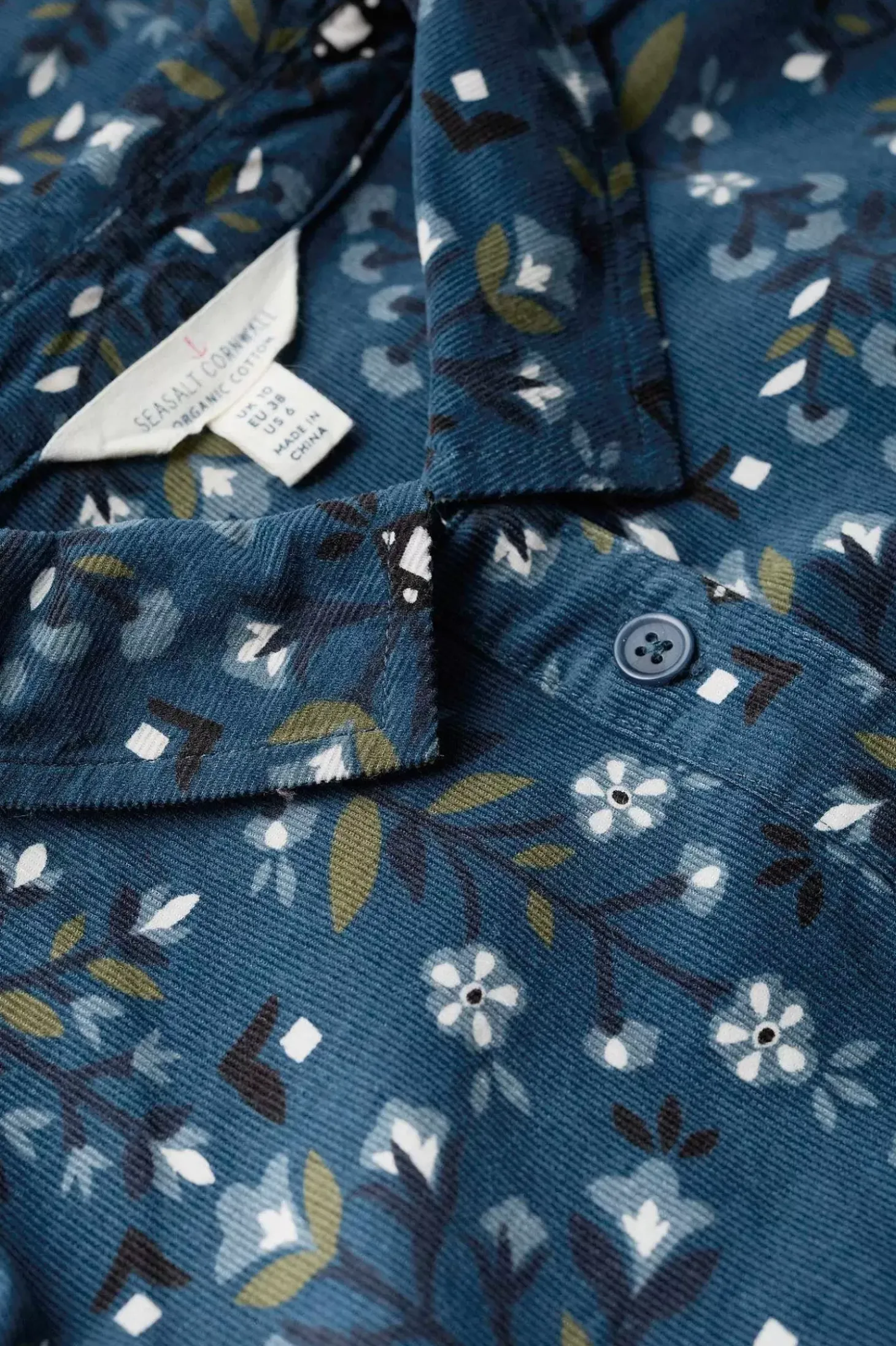 Sky Sketch Needlecord Tunic