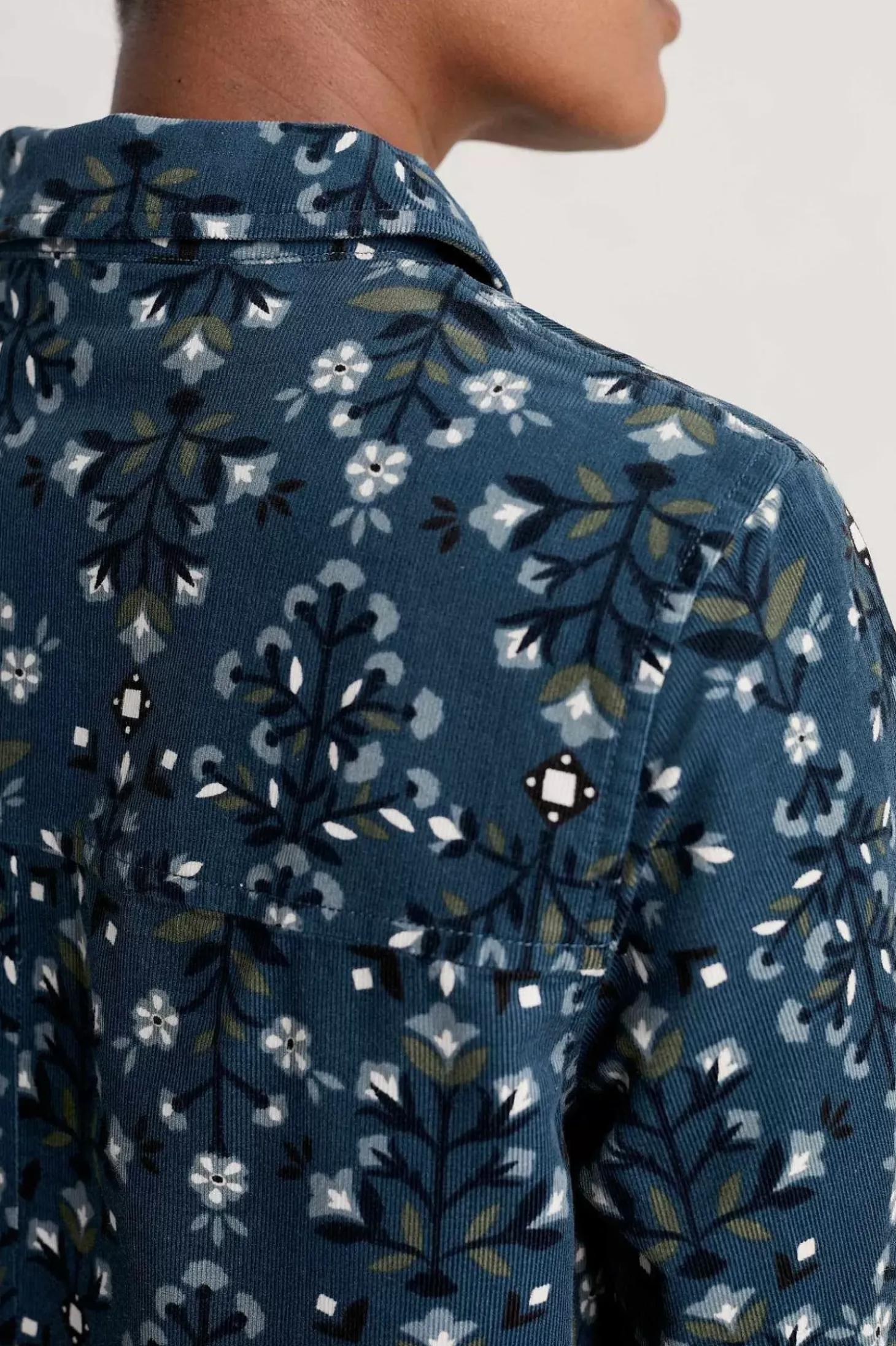 Sky Sketch Needlecord Tunic