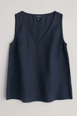 Sunlit Seagrass Linen Vest