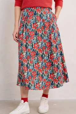 Swallow Hill Printed A-Line Skirt