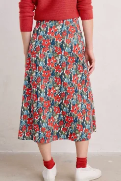 Swallow Hill Printed A-Line Skirt
