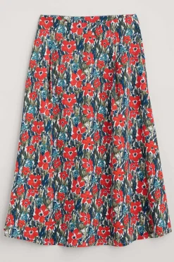 Swallow Hill Printed A-Line Skirt