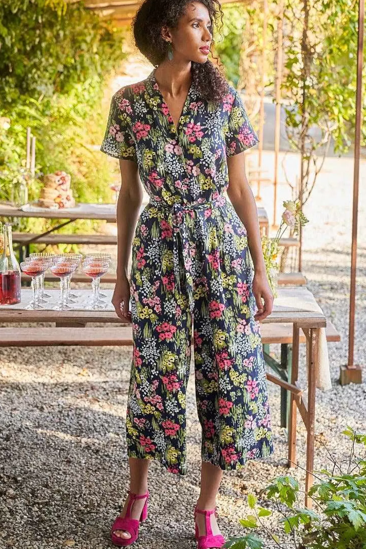 Treen Cove Linen Jumpsuit