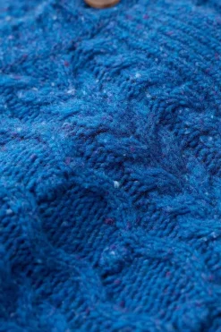 Tressa Merino Blend Cable Knit Cardigan