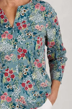 Watercolour Sketch 3/4 Sleeve Top (Gots)