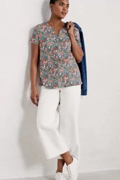 Waterflow Short Sleeve Top