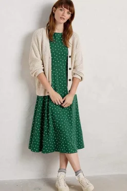 Wild Bouquet 3/4 Sleeve Midi Dress