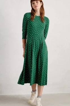 Wild Bouquet 3/4 Sleeve Midi Dress