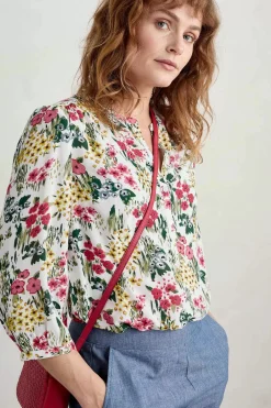 Willow Path 3/4 Sleeve Printed Shirt