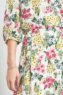 Willow Path 3/4 Sleeve Printed Shirt
