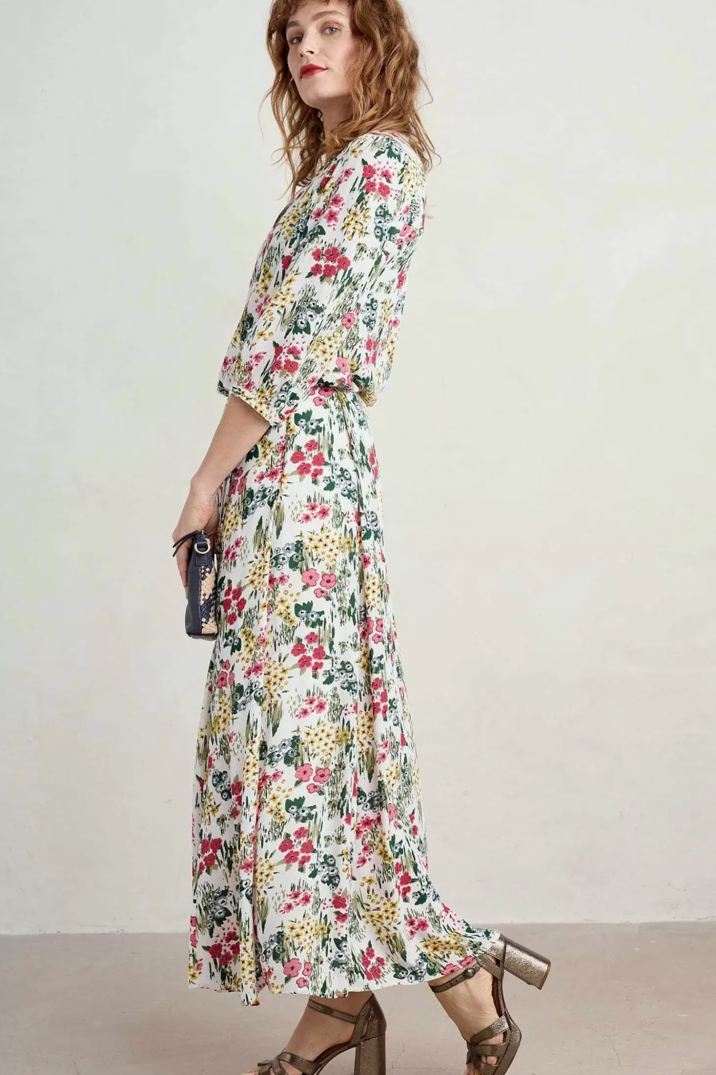 Willow Path 3/4 Sleeve Printed Shirt