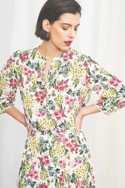 Willow Path 3/4 Sleeve Printed Shirt