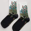 Women's Postcard Organic Cotton Socks